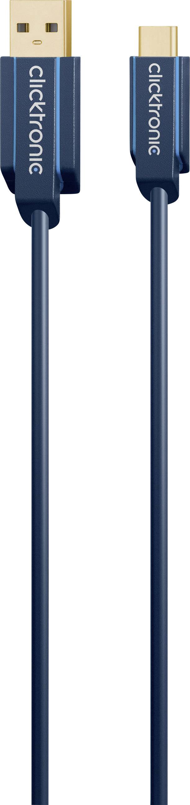 clicktronic 0.50 m Blau 45123