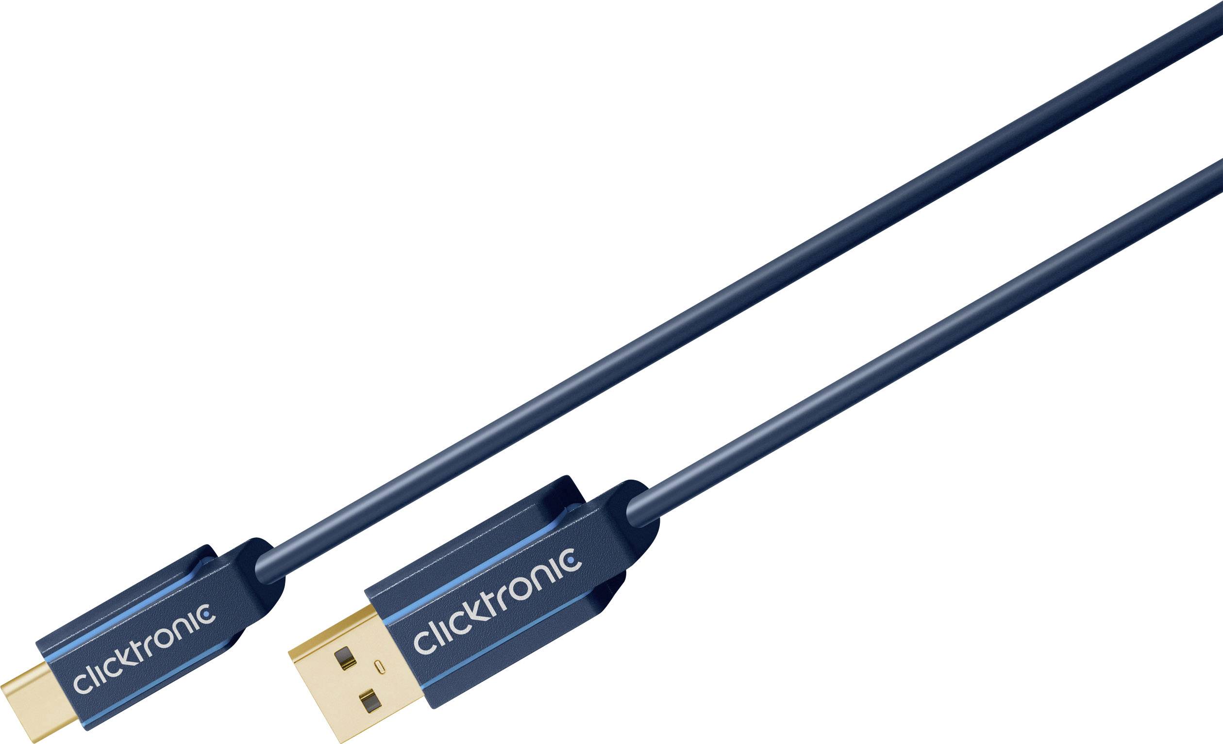 clicktronic 0.50 m Blau 45123