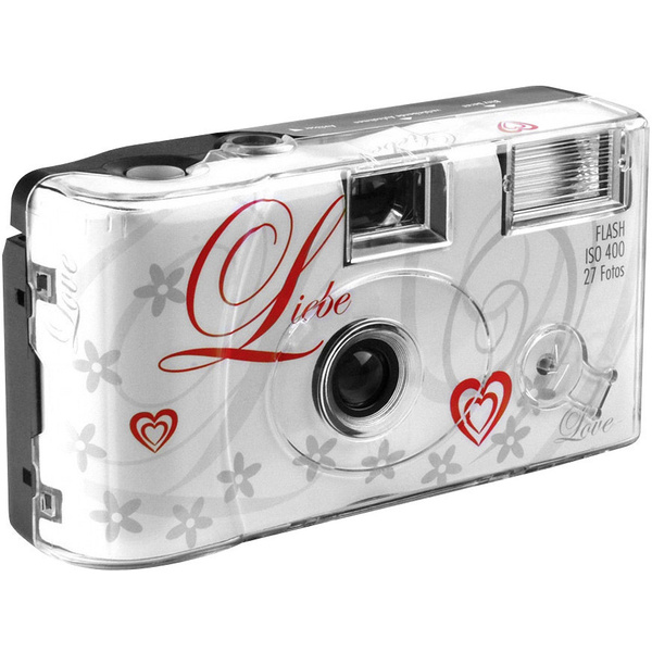Love White Disposable camera 1 pc(s) Built-in flash