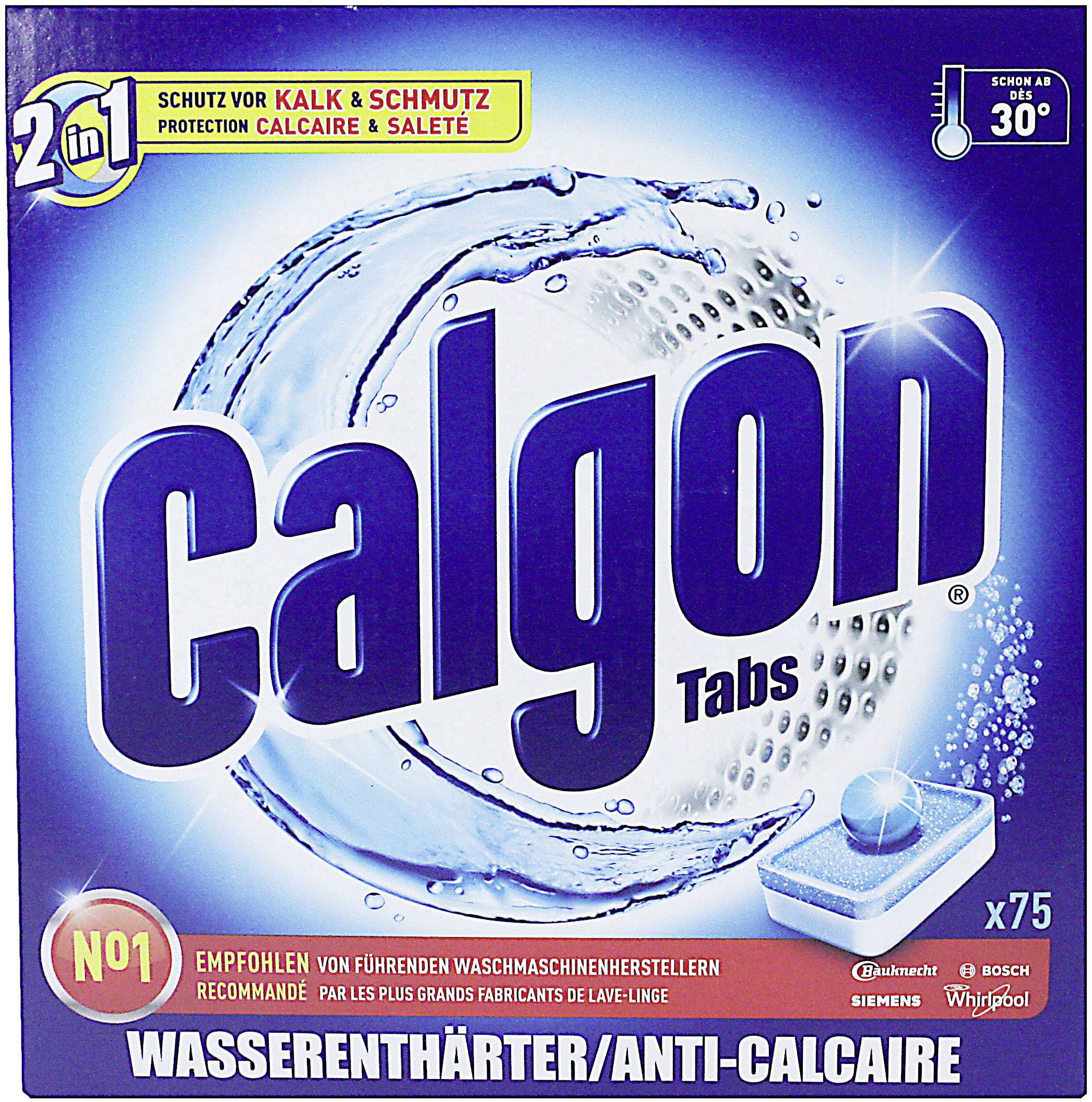 Calgon 2in1 Wasserenthärter Tabs 75 Stück