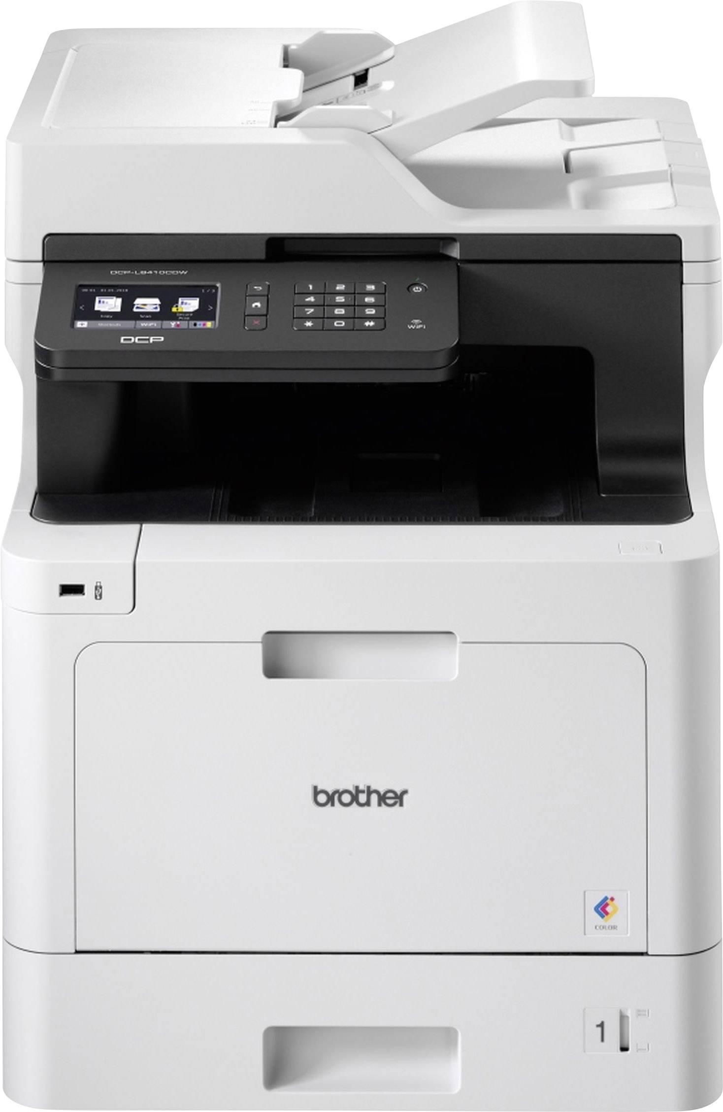 Brother DCP-L8410CDW Multifunktionsdrucker Laser Farbe A4 Drucker, Scanner, Kopierer LAN, WLAN, Duplex