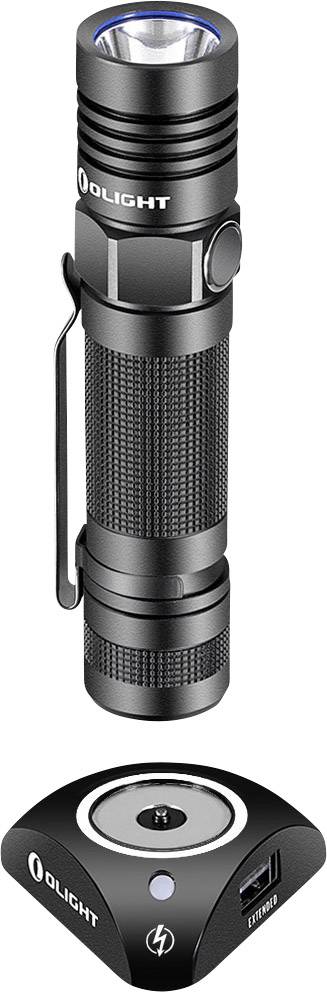 OLight S30R III LED Taschenlampe mit Gürtelclip, mit Handschlaufe, mit Magnethalterung, mit Memory-Funktion, mit