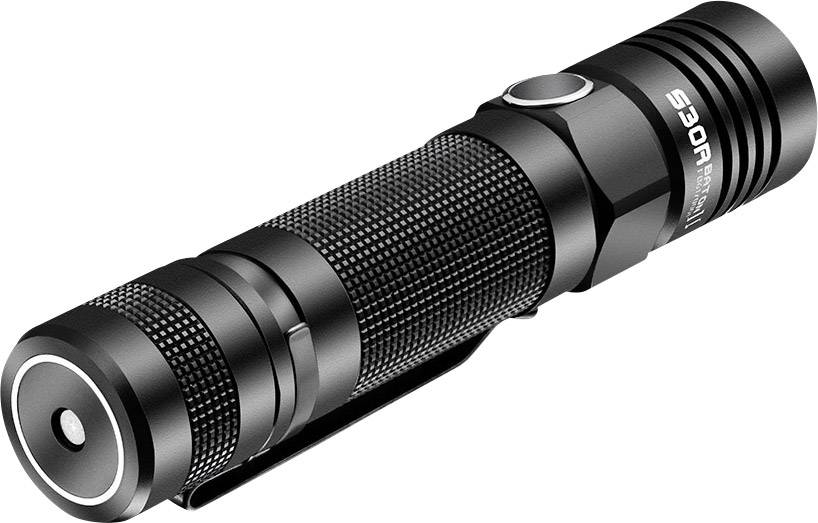 OLight S30R III LED Taschenlampe mit Gürtelclip, mit Handschlaufe, mit Magnethalterung, mit Memory-Funktion, mit