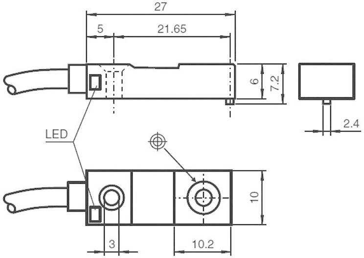 Pepperl+Fuchs Induktiver Näherungsschalter 10 x 6 mm nicht bündig PNP NBN4-F29-A2