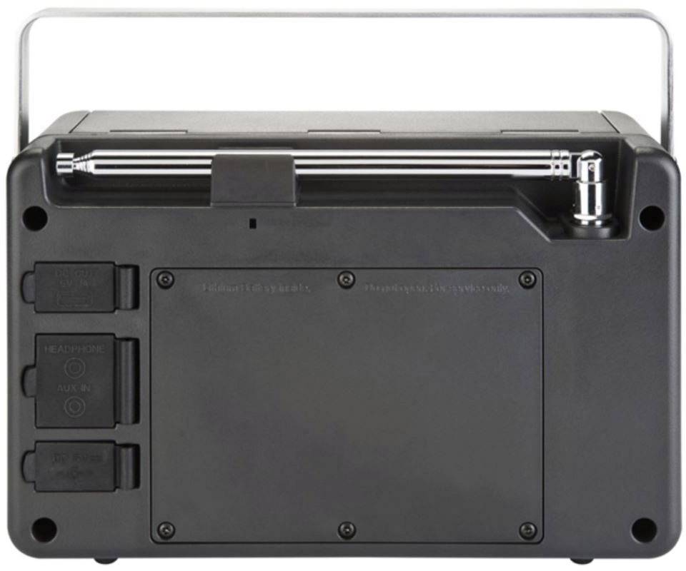 Audisse Shirudo Internet Baustellenradio DAB+, UKW Bluetooth®, Internetradio, USB, AUX Akku-Ladefunktion, Freisprechfunktion