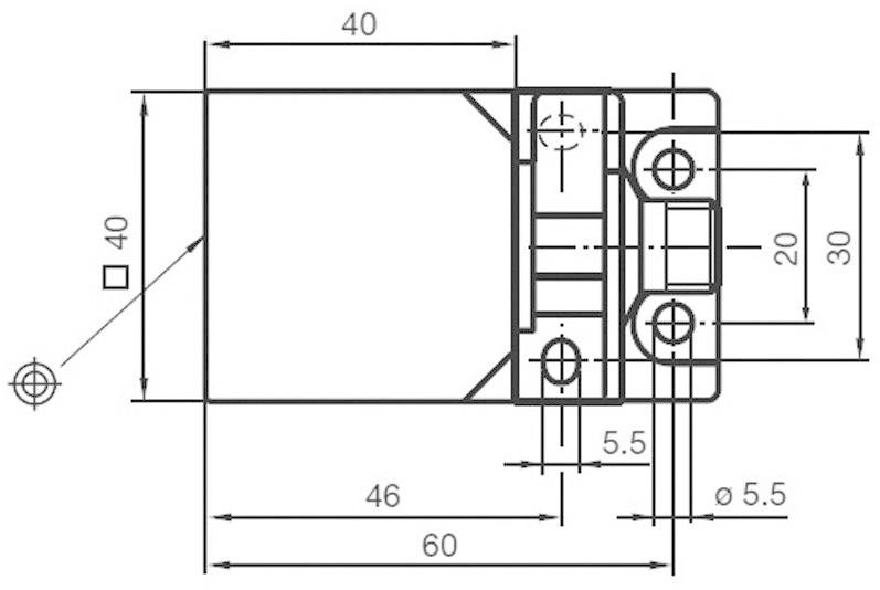 Pepperl+Fuchs Induktiver Näherungsschalter 40 x 40mm nicht bündig PNP NBN40-L2-A2-V1