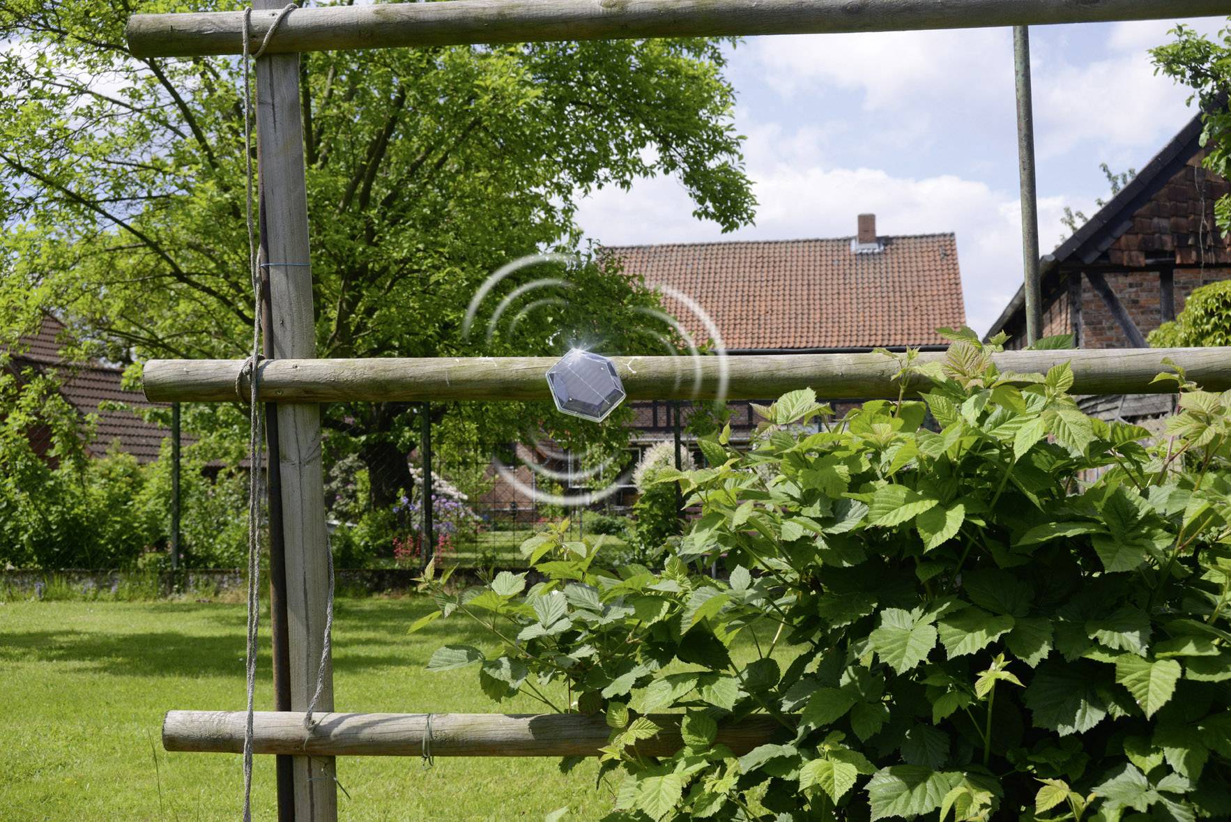 Gardigo Solar 360° Vogelvertreiber Funktionsart Multifrequenz, LED-Licht Wirkungsbereich 150 m² 1 St.