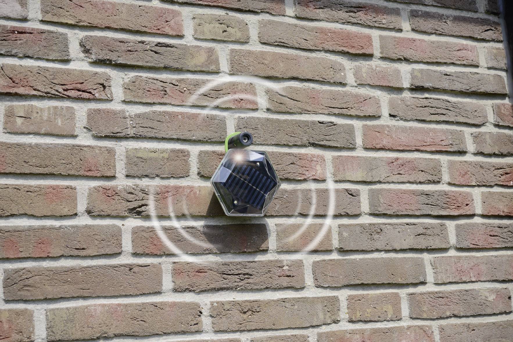 Gardigo Solar 360° Vogelvertreiber Funktionsart Multifrequenz, LED-Licht Wirkungsbereich 150 m² 1 St.