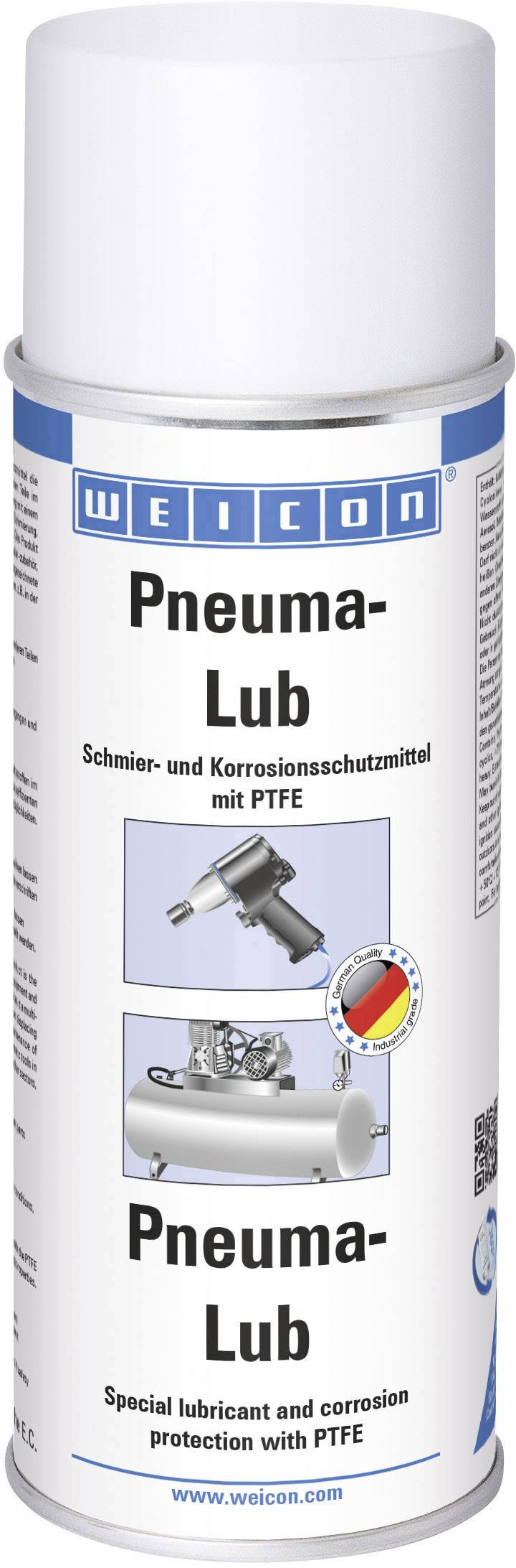 Dose mit Weicon Pneuma-Lub, Schmier- und Korrosionsschutzmittel mit PTFE.