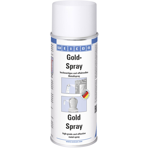 Weicon 11105400 Gold-Spray Metallspray 400 ml