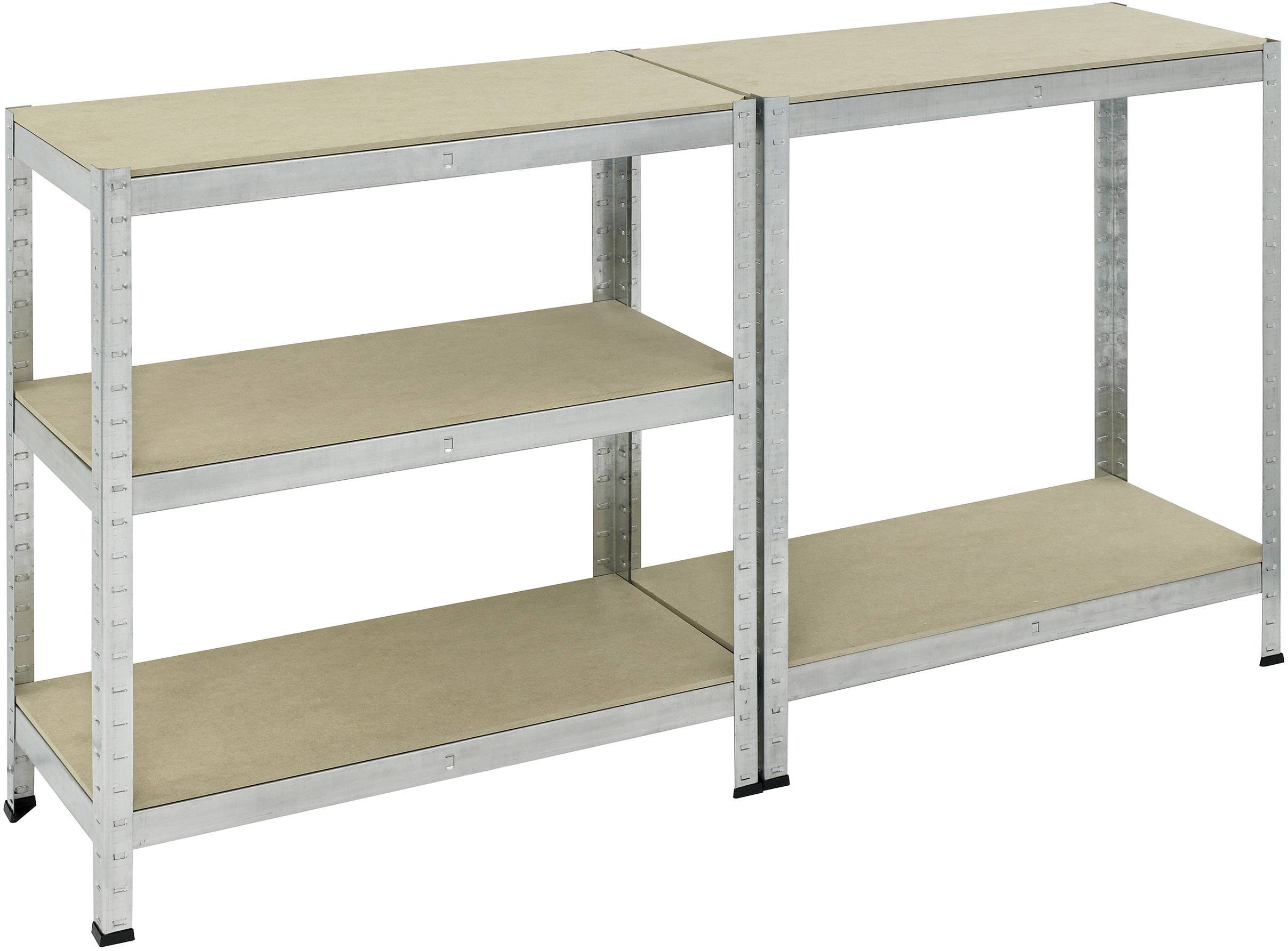 pro-bau-tec Schwerlastregal 10077 180x90x40cm 5Böden 175kg