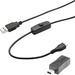 Renkforce USB-Kabel USB 2.0 USB-A Stecker, USB-Mini-B Stecker 1.50 m Schwarz inkl. Ein/Aus-Schalter