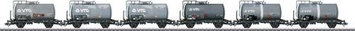 46436 H0 6er-Set Kesselwagen der VTG