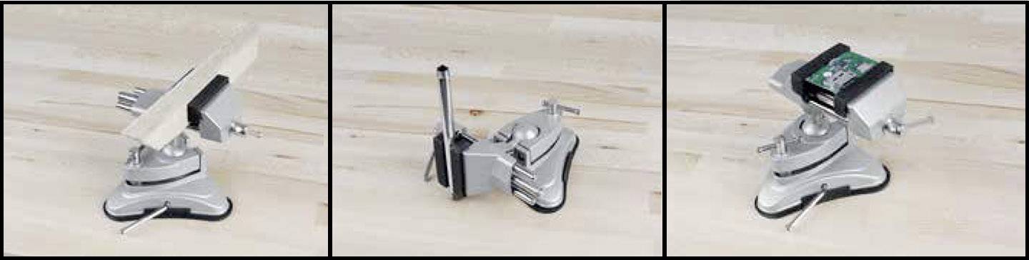 Basetech 1553063 Schraubstock 1553063 Backenbreite: 70mm Spann-Weite (max.): 70mm