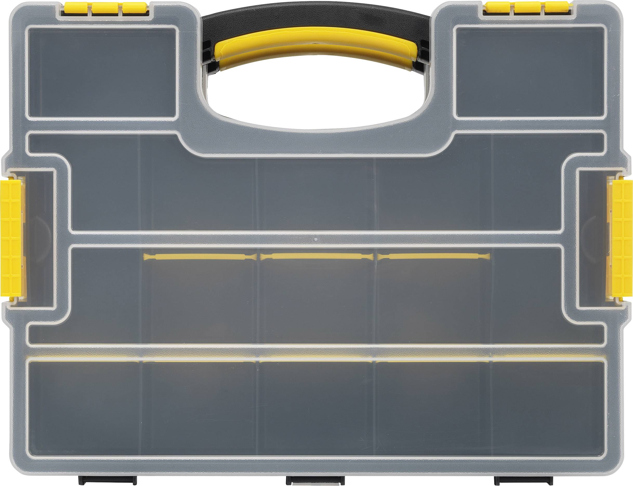 TOOLCRAFT Sortimentsbox (L x B x H) 370 x 286 x 140mm Anzahl Fächer: 15 variable Unterteilung Inhalt 2St.