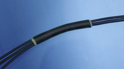 Hongshang H-5(3X)-F 40/13 Schrumpfschlauch mit Kleber Schwarz 40mm 13mm Schrumpfrate:3:1 1.22m