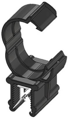 WKK Kantenclip steckbar ART005916 Bündel-Ø (Fest)=13 mm hitzestabilisiert, Kabelbündelung längs d