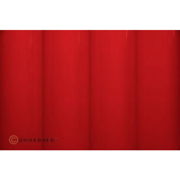 Oracover 21-021-010 Bügelfolie (L x B) 10m x 60cm Rot (fluoreszierend)