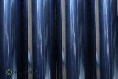Oracover 21-059-010 Bügelfolie (L x B) 10m x 60cm Transparent-Blau