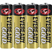 Eveready Gold Mignon (AA)-Batterie Alkali-Mangan 1.5V 4St.