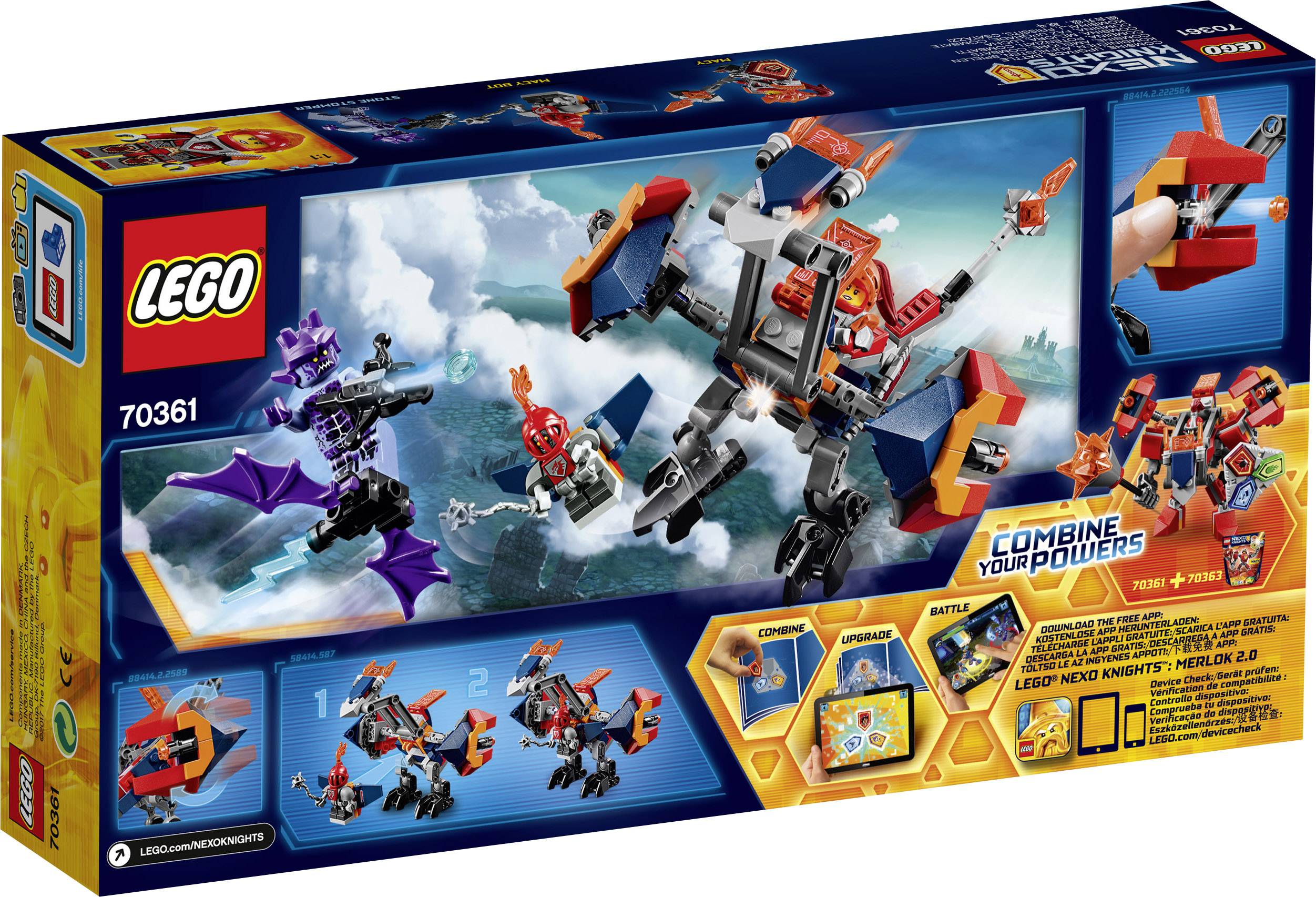 70361 LEGO® NEXO KNIGHTS™ Macys Robo-Abwurfdrache