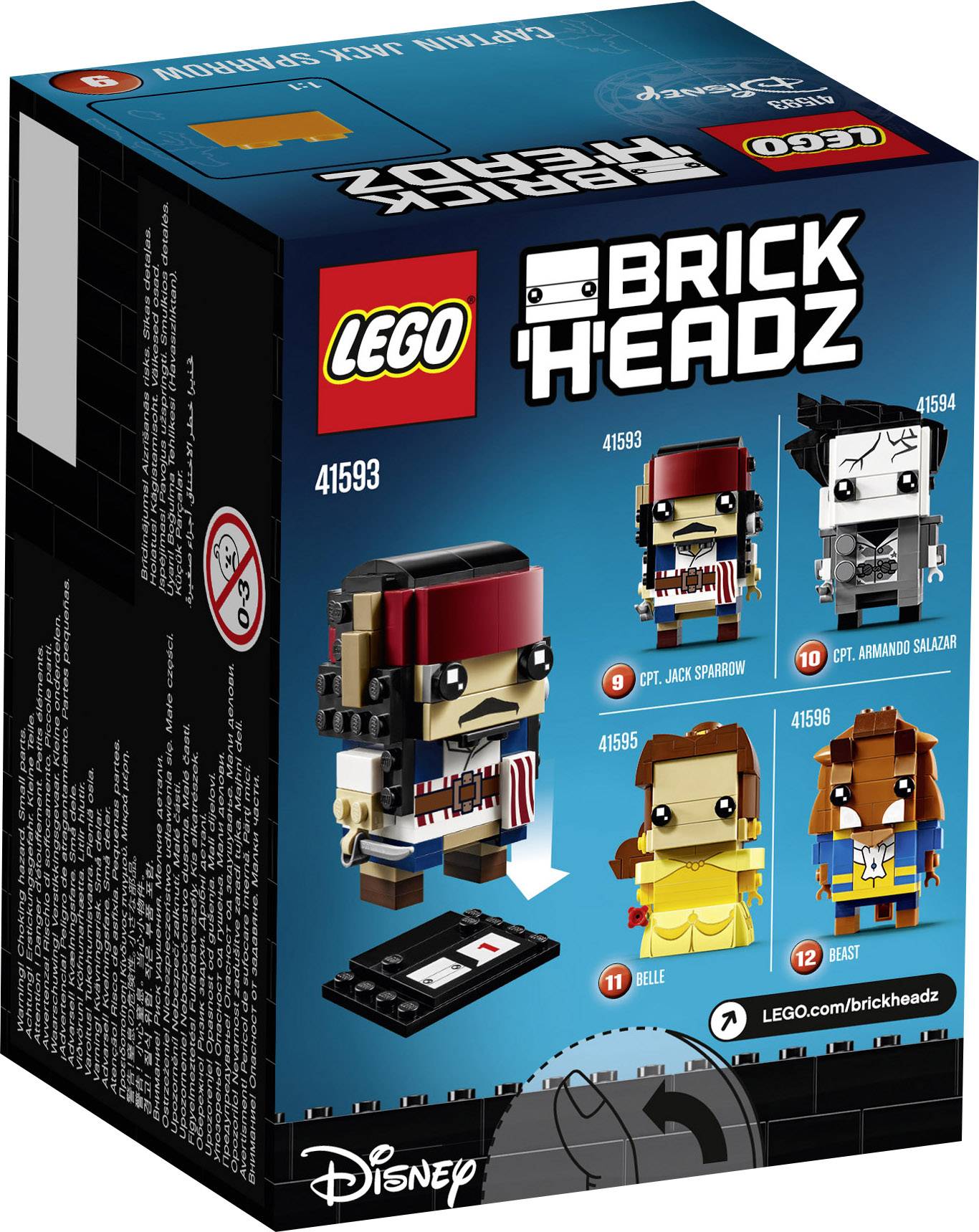 41593 LEGO® BRICKHEADZ Captain Jack Sparrow