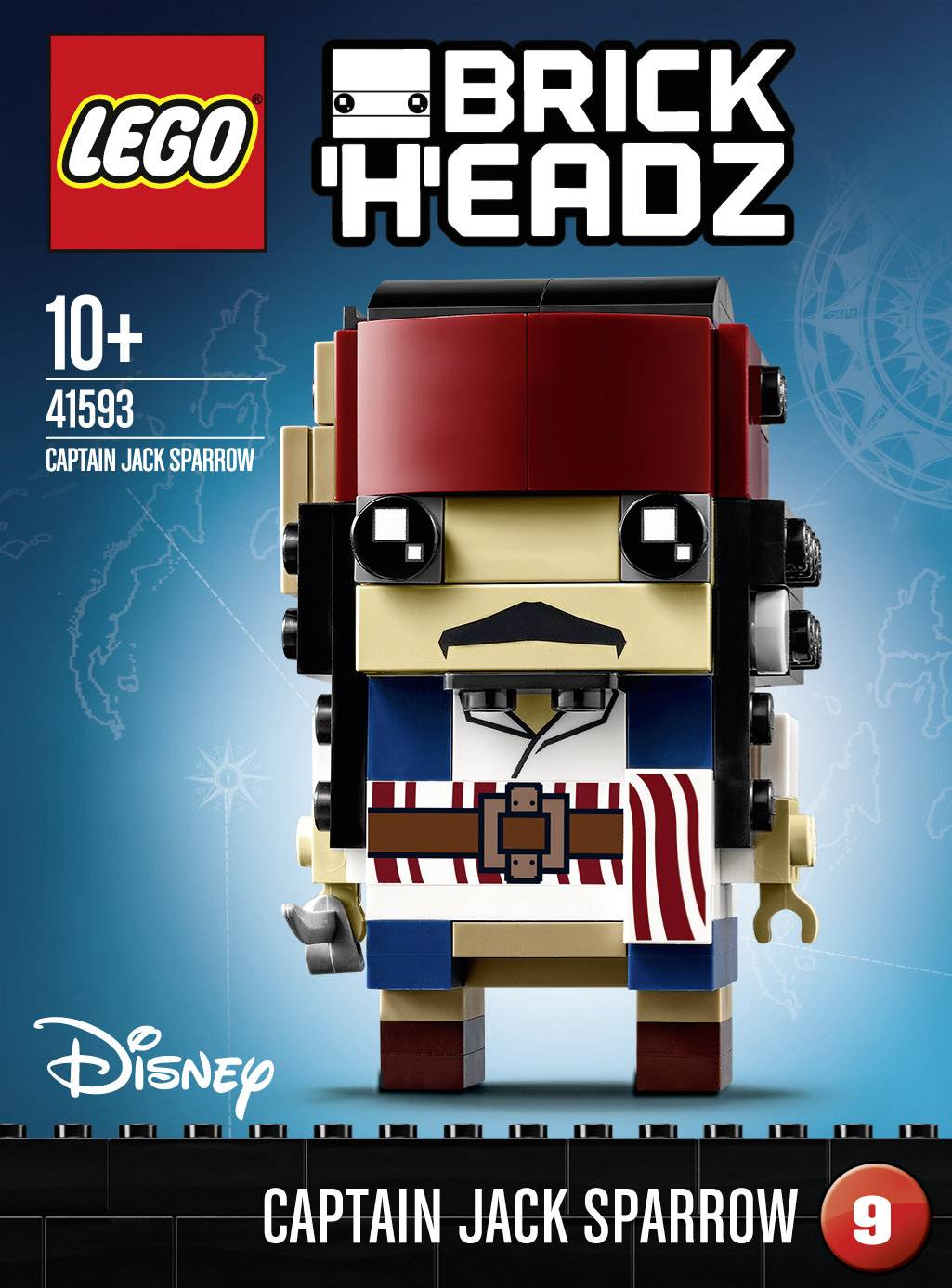 41593 LEGO® BRICKHEADZ Captain Jack Sparrow