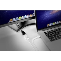 Renkforce Mini-DisplayPort / HDMI Adapterkabel Mini DisplayPort Stecker, HDMI-A Stecker 1.80m Weiß RF-4660902 vergoldete Renkforce Mini-DisplayPort / HDMI Adapterkabel Mini DisplayPort Stecker, HDMI-A Stecker 1.80m Weiß RF-4660902 vergoldete