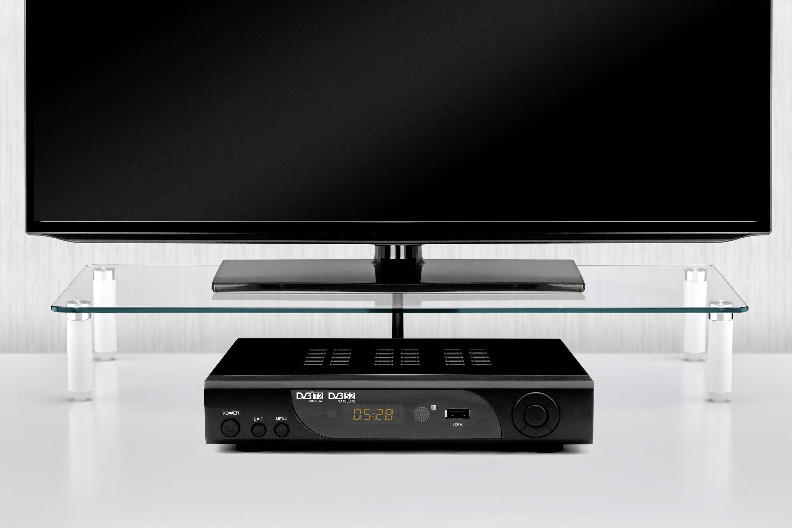 SpeaKa Professional SP-MO-02 Monitor-Erhöhung Höhen-Bereich: 8cm (max) Silber