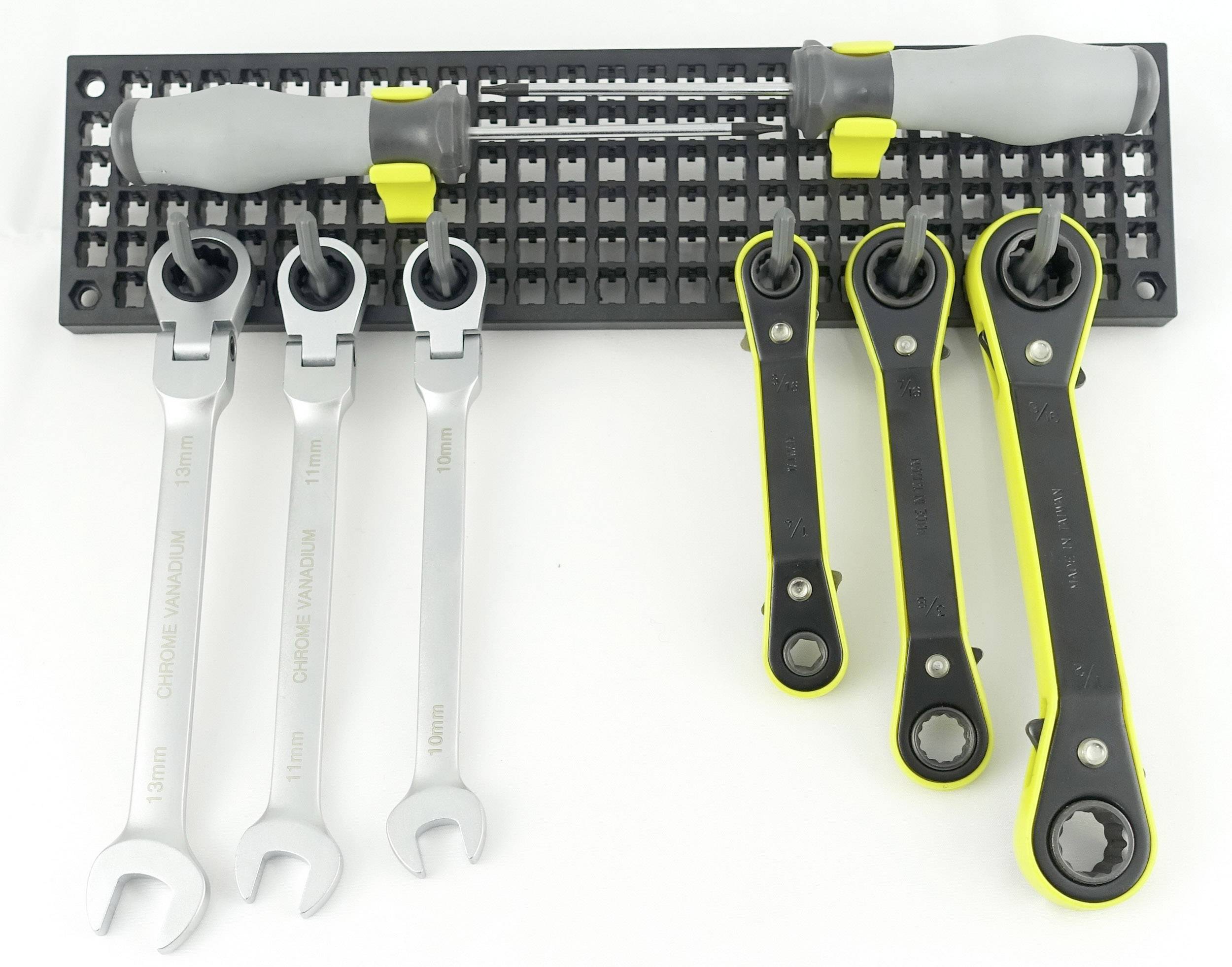 1553640 Lochplattenwand-Set 13-tlg. (L x B x H) 280, 71 mm, mm x 71mm x 12mm