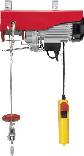 TOOLCRAFT 1553741 Elektrischer Seilhebezug 200/400kg Tragkraft