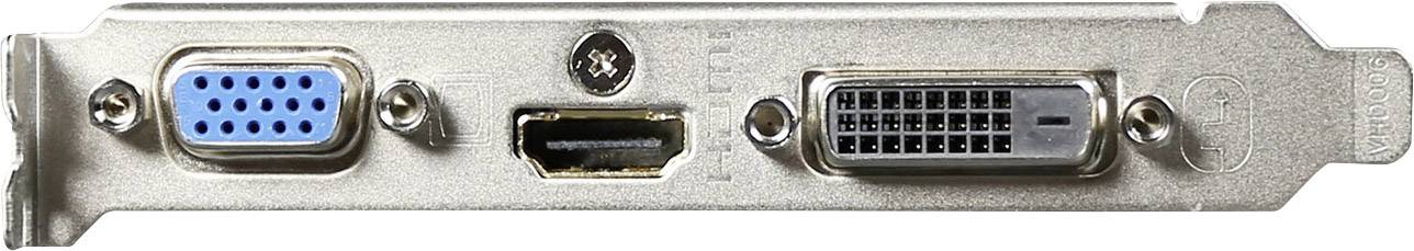 Gigabyte Grafikkarte Nvidia GeForce GT710 2 GB DDR3-RAM HDMI®, DVI, VGA Low Profile