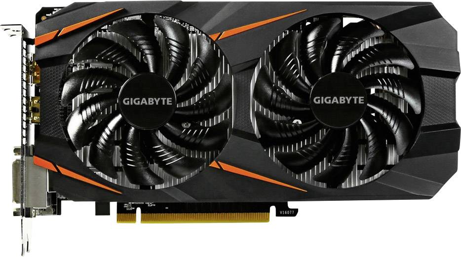 Gigabyte Grafikkarte Nvidia GeForce GTX1060 Windforce Overclocked 3GB GDDR5-RAM PCIe x16 HDMI™, DVI, DisplayPort