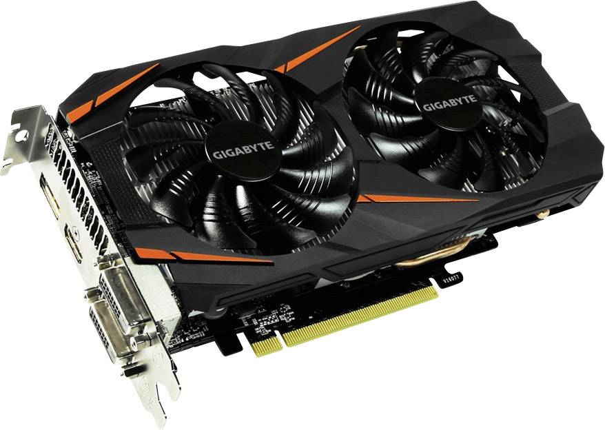 Gigabyte Grafikkarte Nvidia GeForce GTX1060 Windforce Overclocked 3GB GDDR5-RAM PCIe x16 HDMI™, DVI, DisplayPort