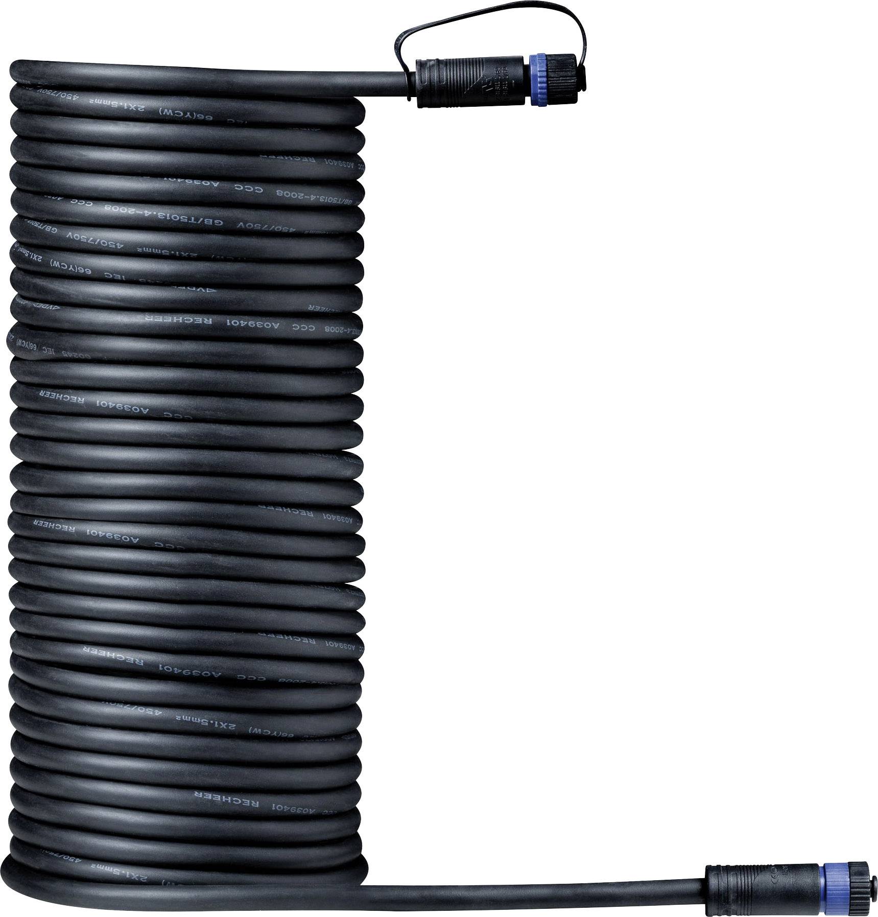 Paulmann 93928 Beleuchtungssystem Plug & Shine Verbindungskabel 150 W Schwarz