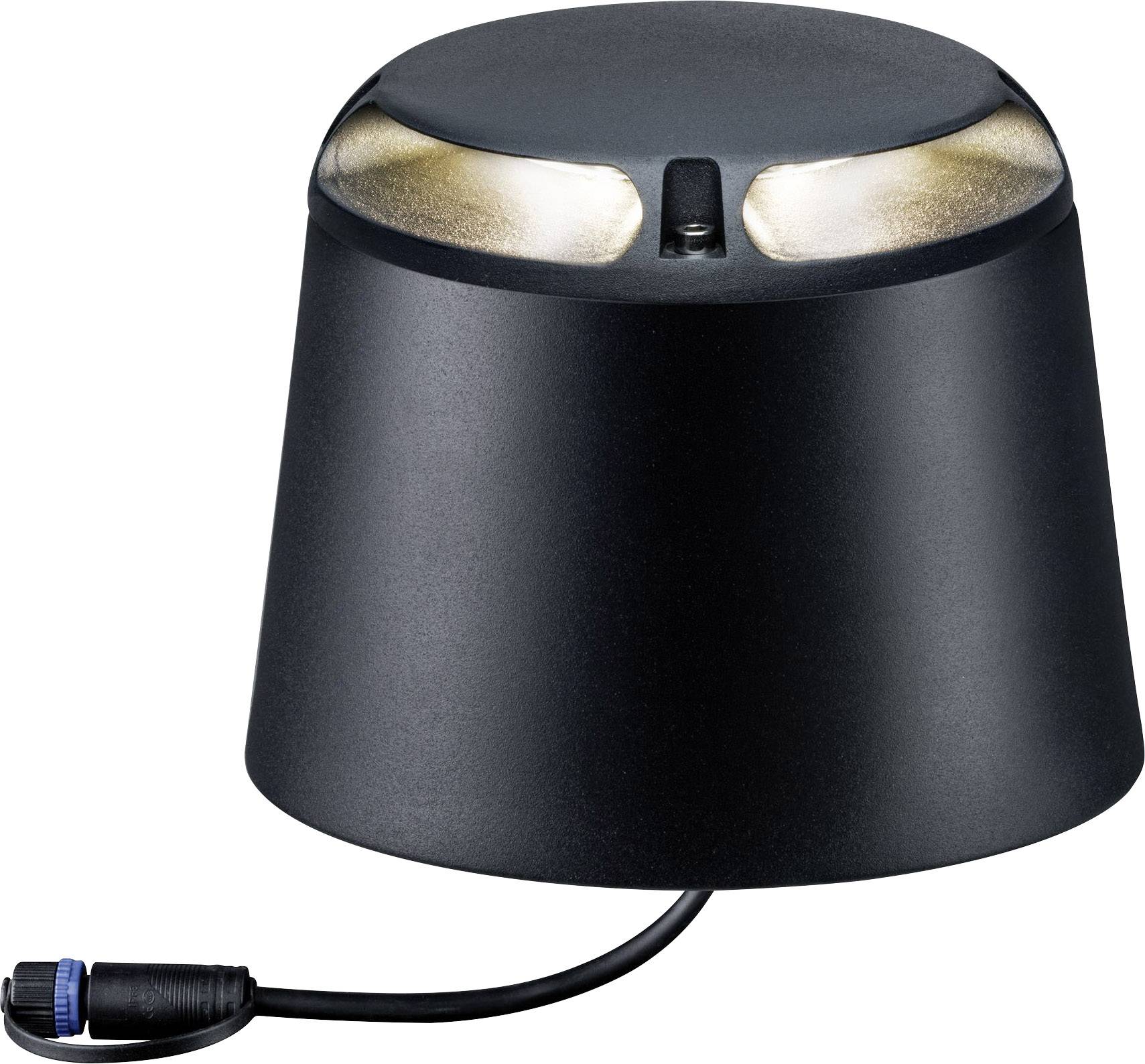 Paulmann 93917 Beleuchtungssystem Plug & Shine LED-Bodenaufbauleuchte LED 6W Warmweiß Anthrazit