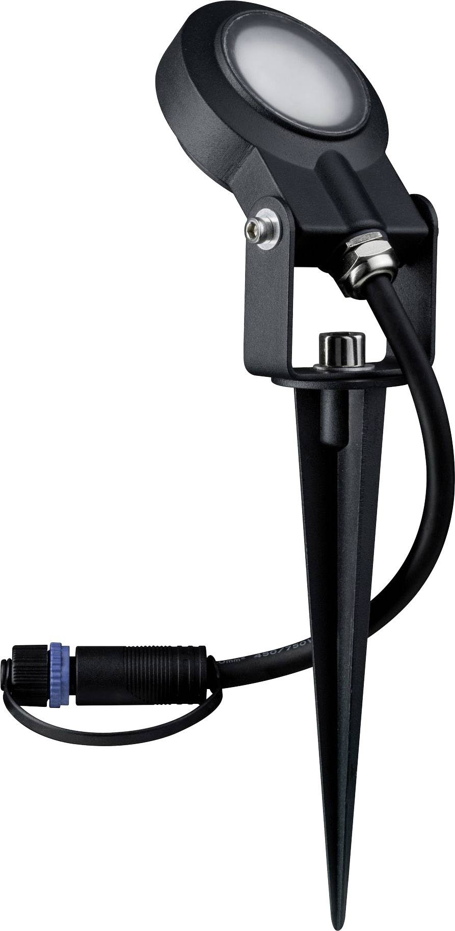 Paulmann 93934 Beleuchtungssystem Plug & Shine LED-Gartenstrahler LED 6W Warmweiß Anthrazit