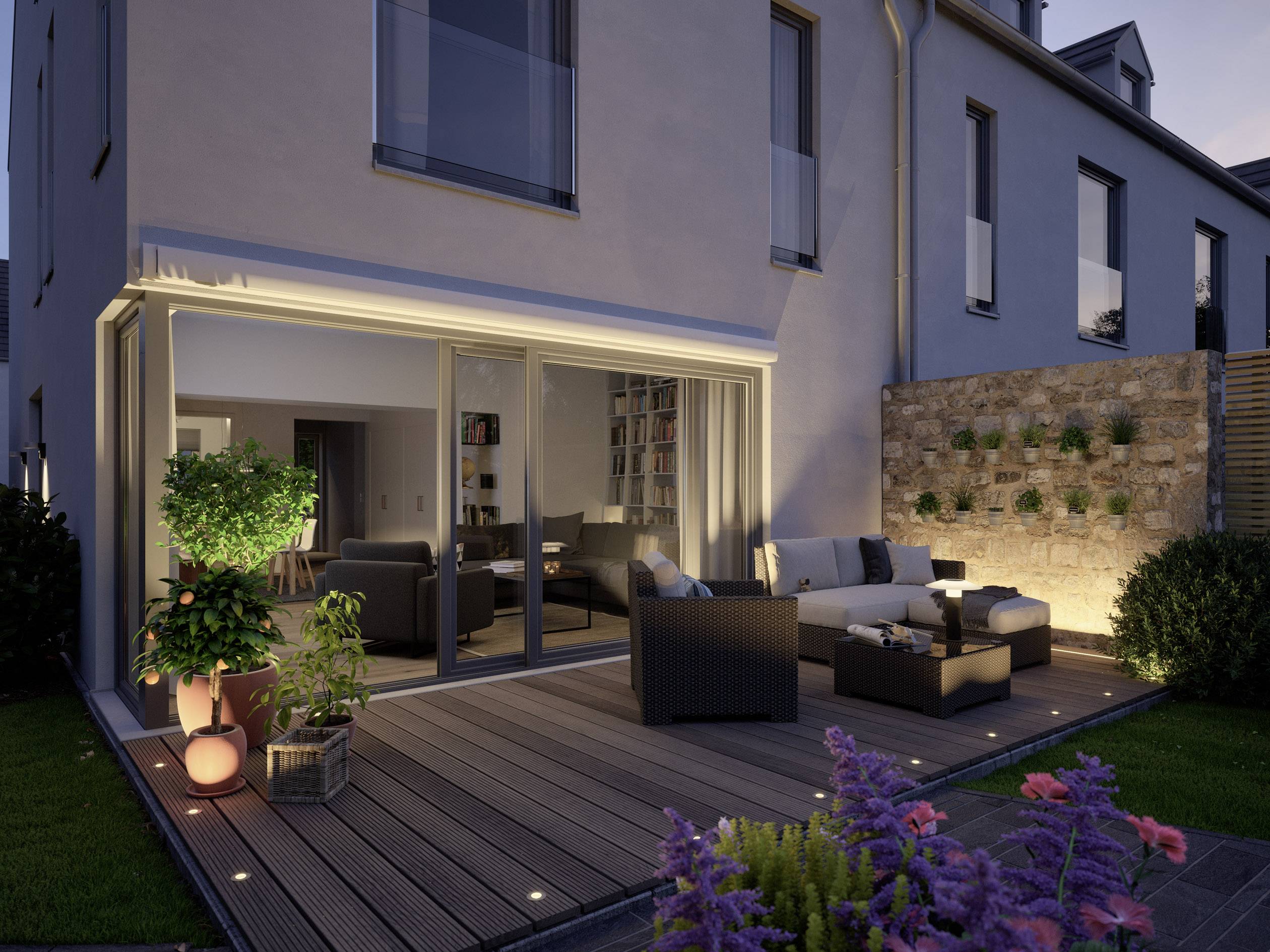 Paulmann 93953 Beleuchtungssystem Plug & Shine LED-Außeneinbauleuchte (Erweiterung) LED 2W Warmweiß Silber