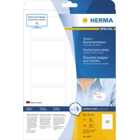 Herma 4412 Namens-Etiketten 80 x 50mm Acetatseide Weiß 250 St. Wiederablösbar Laserdrucker, Farblaserdrucker, Kopierer Herma 4412 Namens-Etiketten 80 x 50mm Acetatseide Weiß 250 St. Wiederablösbar Laserdrucker, Farblaserdrucker, Kopierer