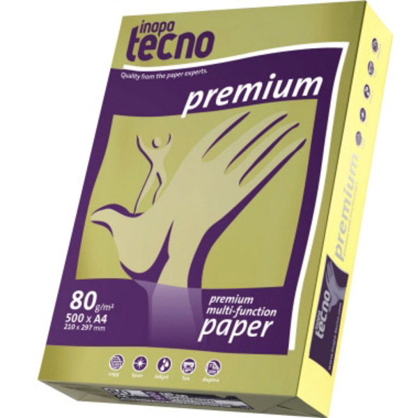 Inapa Tecno  526108010001  Universal Druckerpapier Kopierpapier DIN A4  500 Blatt Weiß