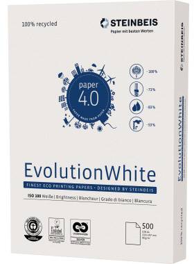 STEINBEIS Evolution White A4 1553998 Universal Druckerpapier DIN A4 80 g/m² 500 Blatt Weiß