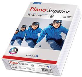 Kopierpapier PlanoSuperior A5 80 g/qm weiß VE=500 Blatt