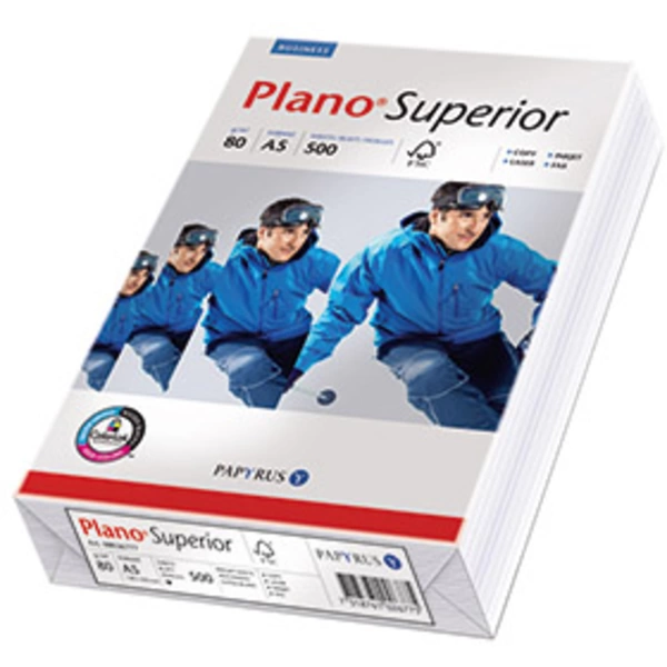 Kopierpapier PlanoSuperior A5 80 g/qm weiß VE=500 Blatt Kopierpapier PlanoSuperior A5 80 g/qm weiß VE=500 Blatt