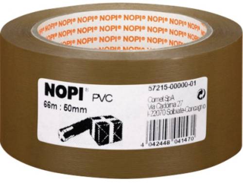 Nopi 57215-00000 Packband Nopi® Braun (L x B) 66m x 50mm 66m