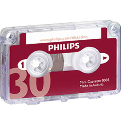 Philips LFH0005/60 Cassette de dictaphone Durée d'enregistrement (max.) 30 min