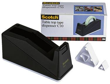 Scotch Klebeband-Abroller C10 Schwarz Rollenbreite (max.): 25mm Rollenlänge (max.) 66m