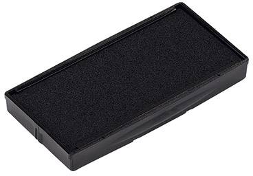 Schwarzes rechteckiges Schaumstoffpolster in einer Kunststoffschale.