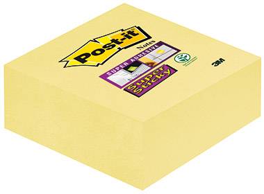 Post-it® Haftnotizwürfel Super Sticky 76 x 45 x 76 mm (B x H x T) gelb 270 Bl.