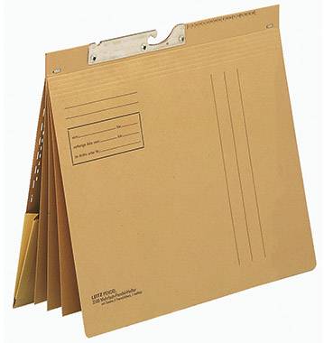 Leitz Pendelhefter 21830000 DIN A4 Naturbraun Art der Heftung: 4 x kaufmännische Heftung 250 g/m² 1 St.