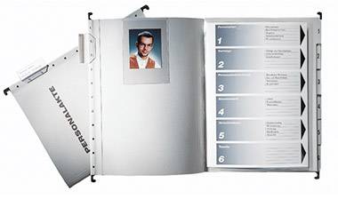 Leitz Personalmappe Personalmappe 300410085 Anzahl Unterteilungen:5 Grau 1 St.